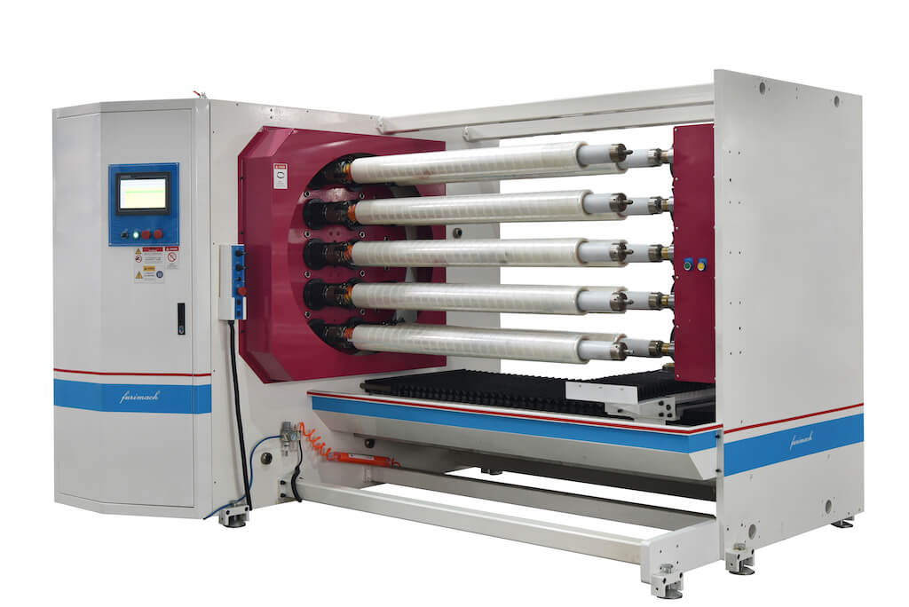 FCG 10-shaft Adhesive Tape Roll Cutting Machine